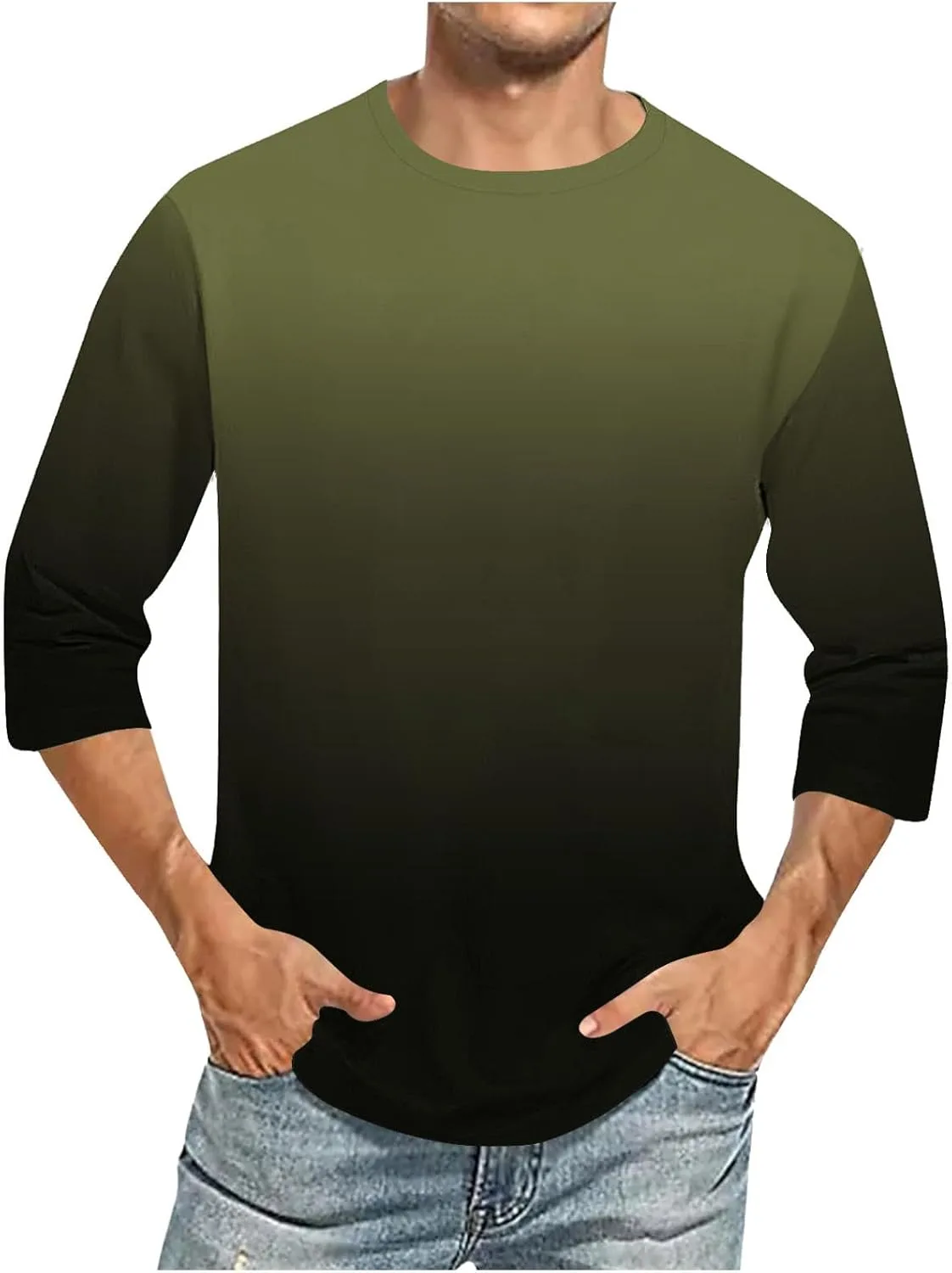 

Мужская футболка с коротким рукавом Casual Ombre Color