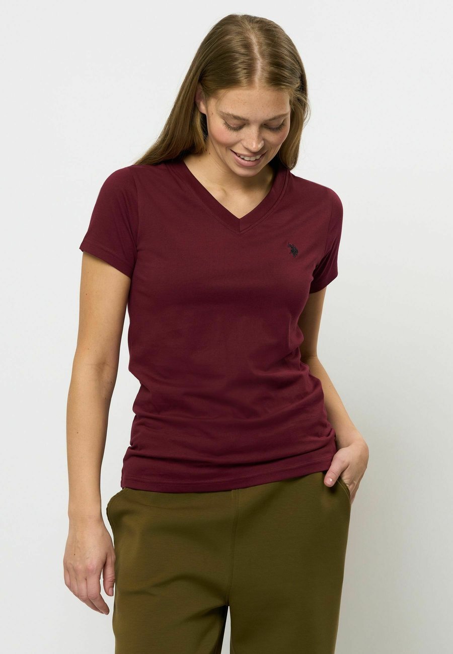 

Футболка U.S. Polo Assn. ASSIA, Tawny Port/Bordeaux