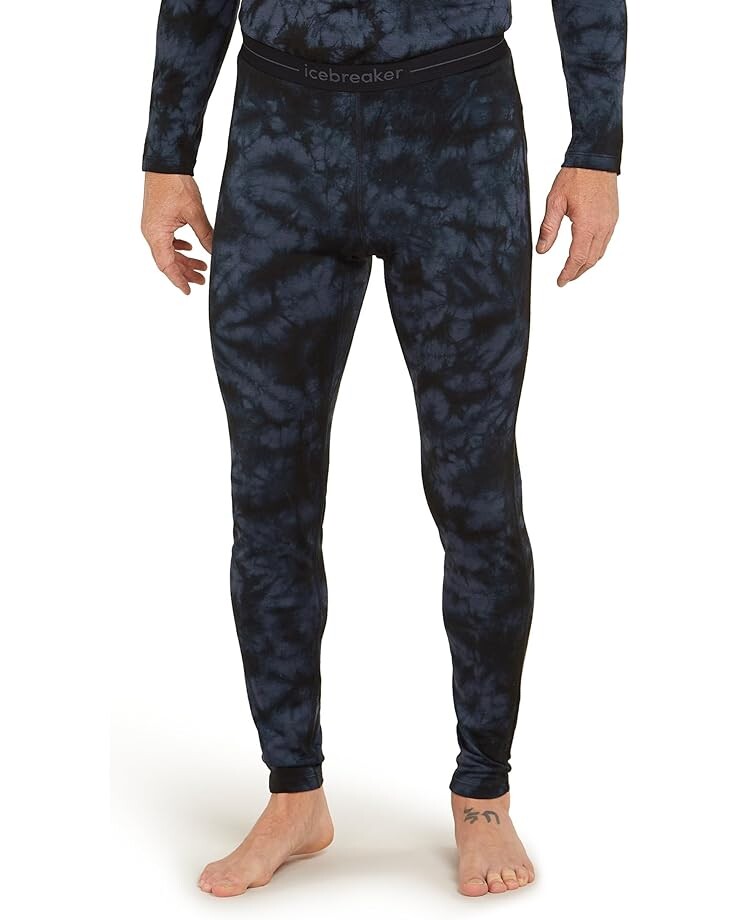 

Брюки Icebreaker Merino 200 Oasis Leggings Cloud Dye, цвет Graphite/Black