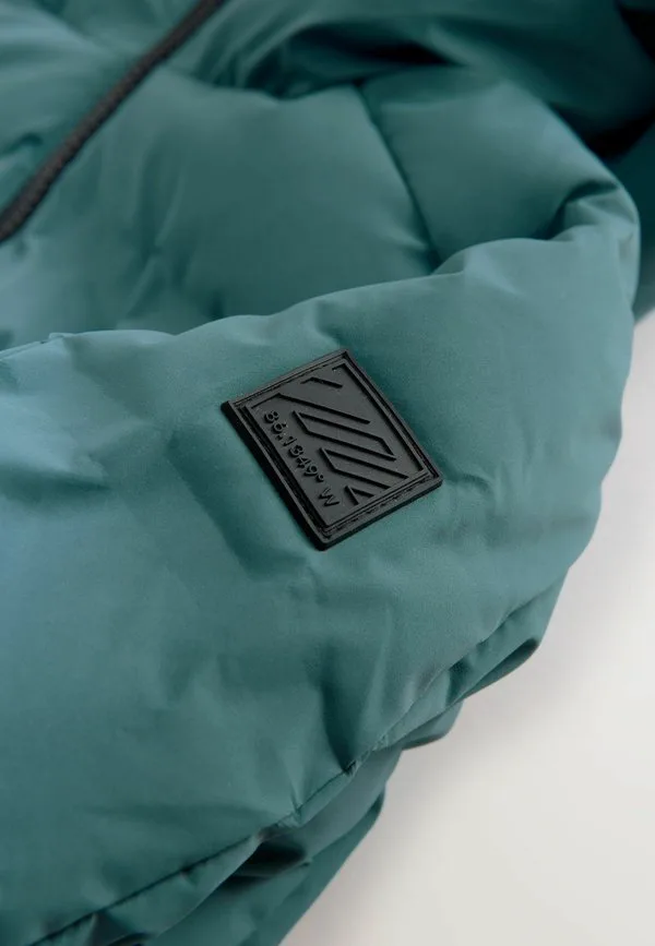 Зимнее пальто стандартного кроя, устойчивое к дождю. Next, Teal Blue — фото 4