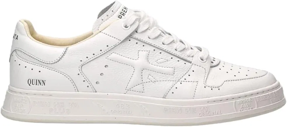 Кроссовки Premiata Created to reinterpret the world of sport in key couture, rich in detail such as the many holes that characterize the design, White