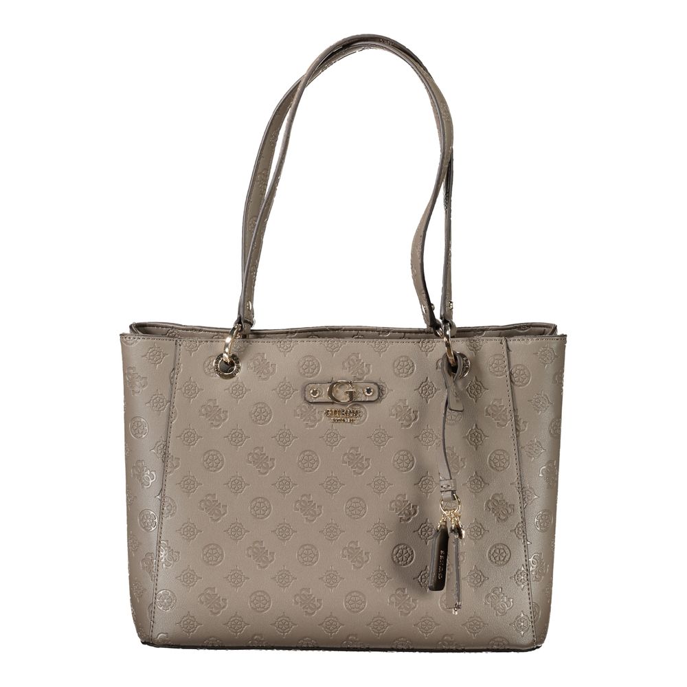 

Коричневая полиэтиленовая женская сумка Guess Shoes