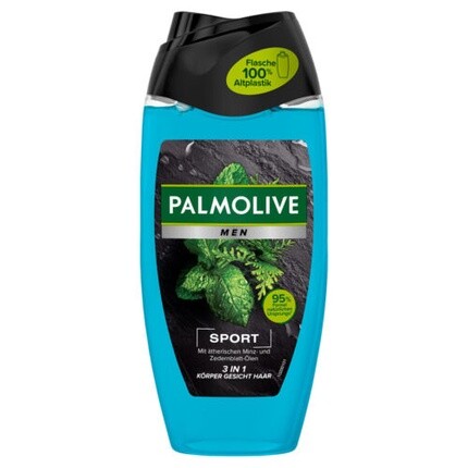 

Palmolive Men Sport Гель для душа 3 в 1 с листьями мяты и кедра, 250 мл, Duschgel