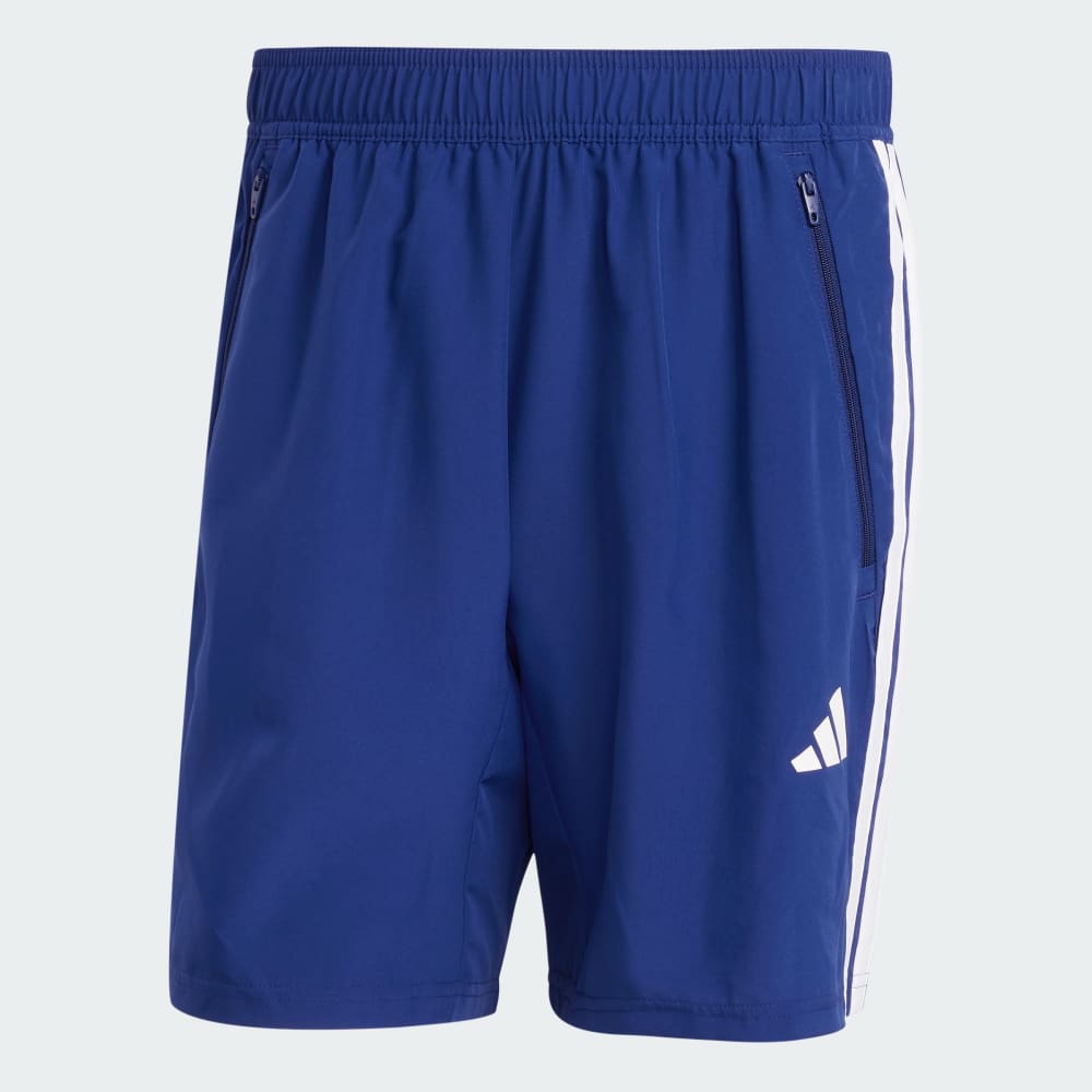 Спортивные шорты Adidas Essentials Training 3-Stripes Woven Shorts, цвет Dark Blue — фото 4