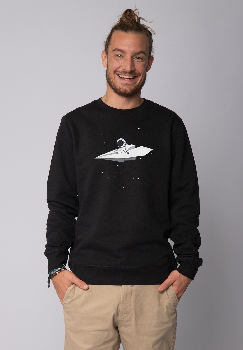 

Толстовка FLY ME TO THE MOON watapparel, черный