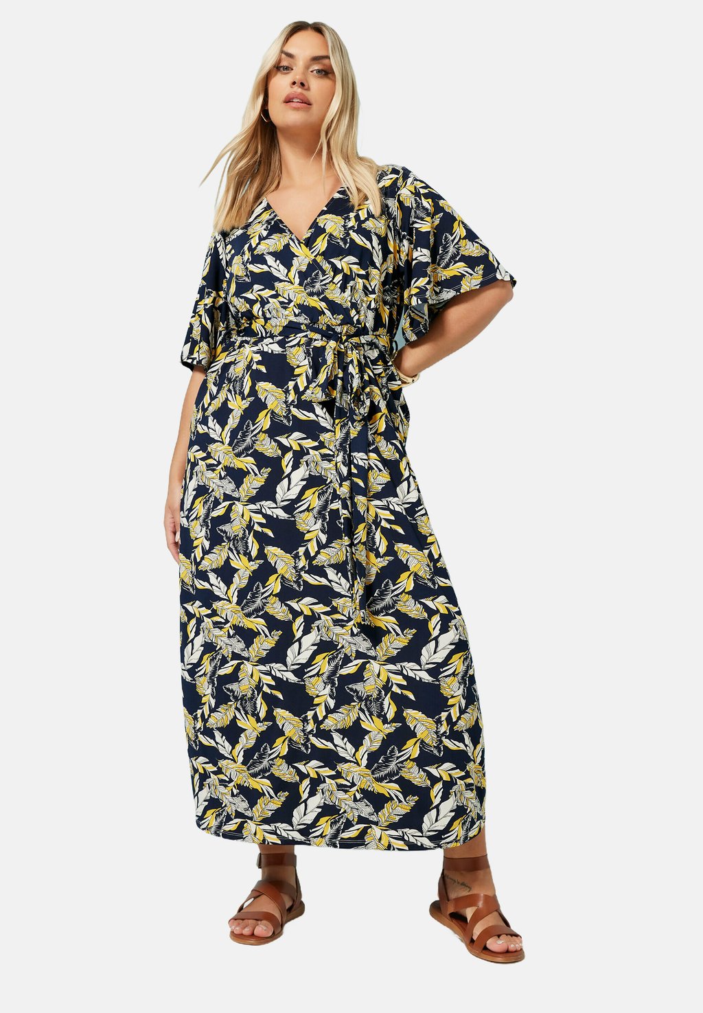

Повседневное платье ABSTRACT MID Yours Clothing, темно-синий