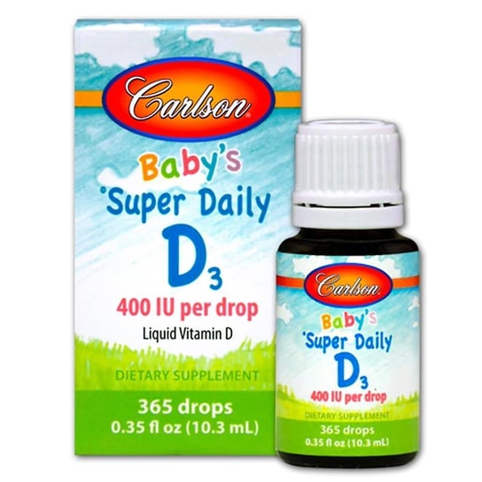 

Витамин D3 Carlson Labs Baby's Super Daily D3 400i, 10 мл