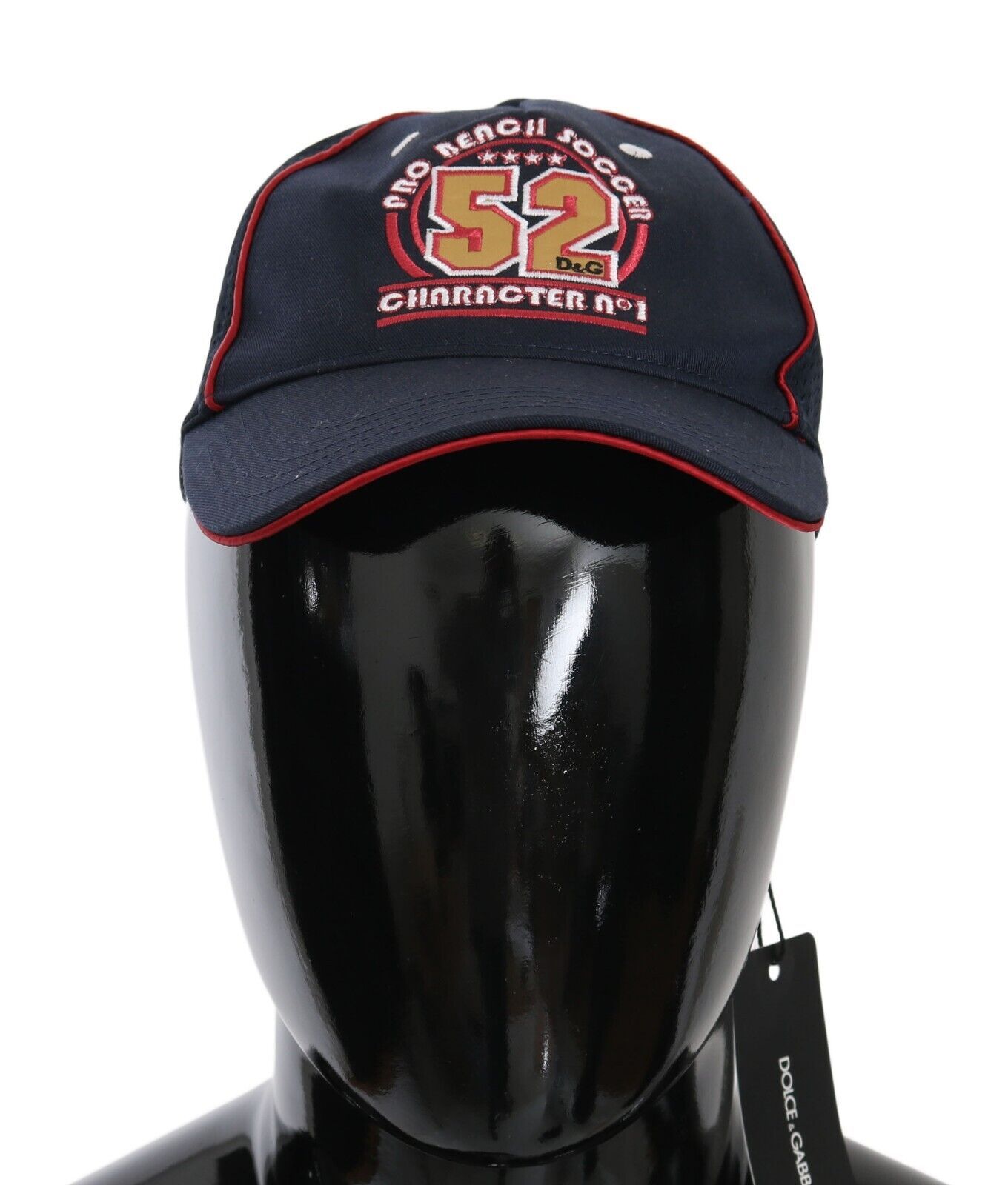 

Элегантная мужская бейсболка темно-синего цвета Dolce & Gabbana