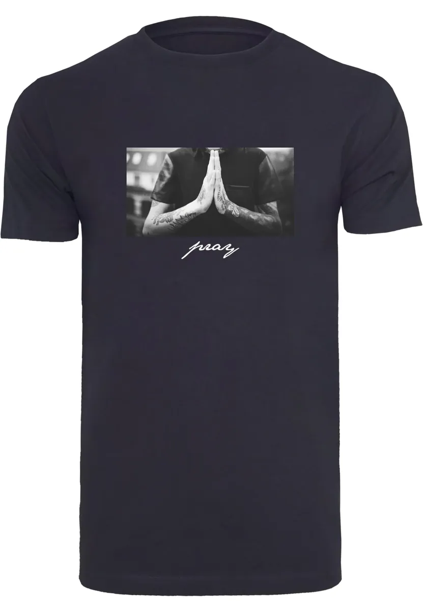

Футболка Mister Tee "Мужская футболка Mister Tee Pray Tee" Mistertee, цвет морской волны