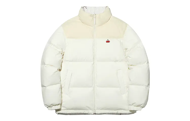 

Пуховая куртка женская с воротником-стойкой, утолщенная, двусторонняя Kirsh, айвори