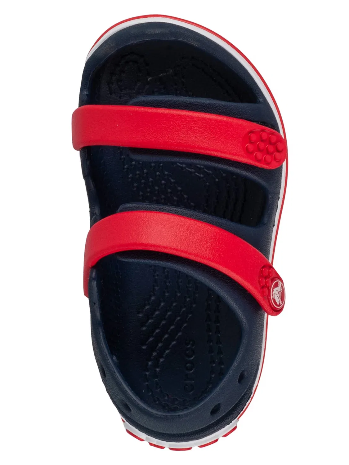 Сандалии Crocs Crocband Cruiser Sandal T темно-синего цвета — фото 4