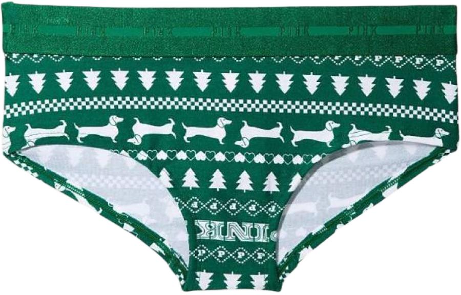 

Victoria's Secret Женские трусы 1 упаковка Garnet Green Print