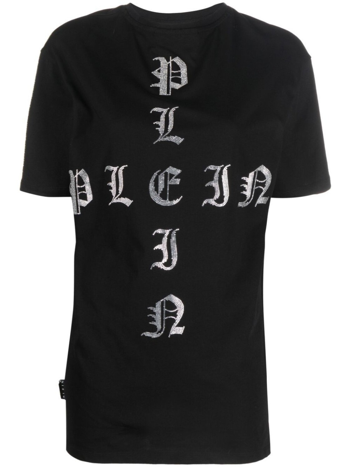 

Philipp Plein футболка Gothic Plein с кристаллами, черный