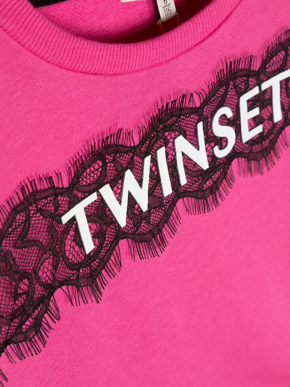 Толстовка с нашивкой-логотипом TWINSET Kids, розовый — фото 3