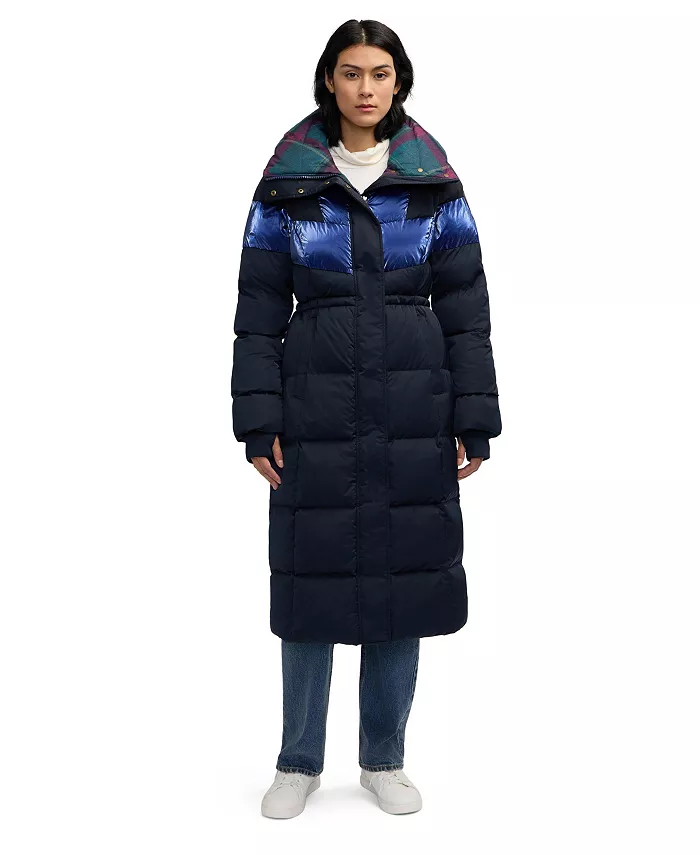

Женская стеганая куртка Kaatye Core Fit Maxi с большим воротником SCOTCH & SODA, синий