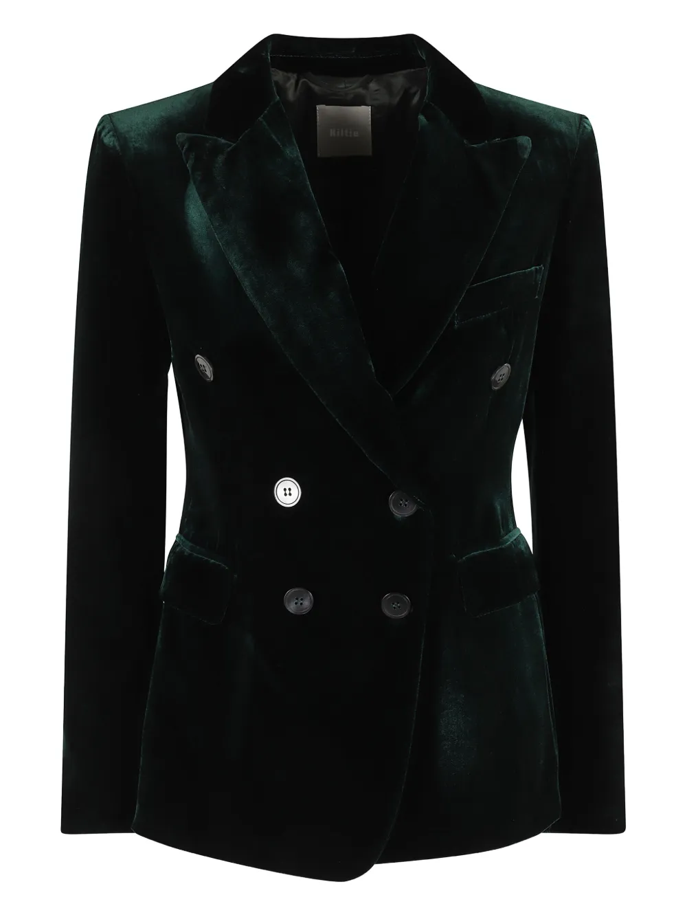 

Вельветовый двубортный пиджак Kiltie, зеленый