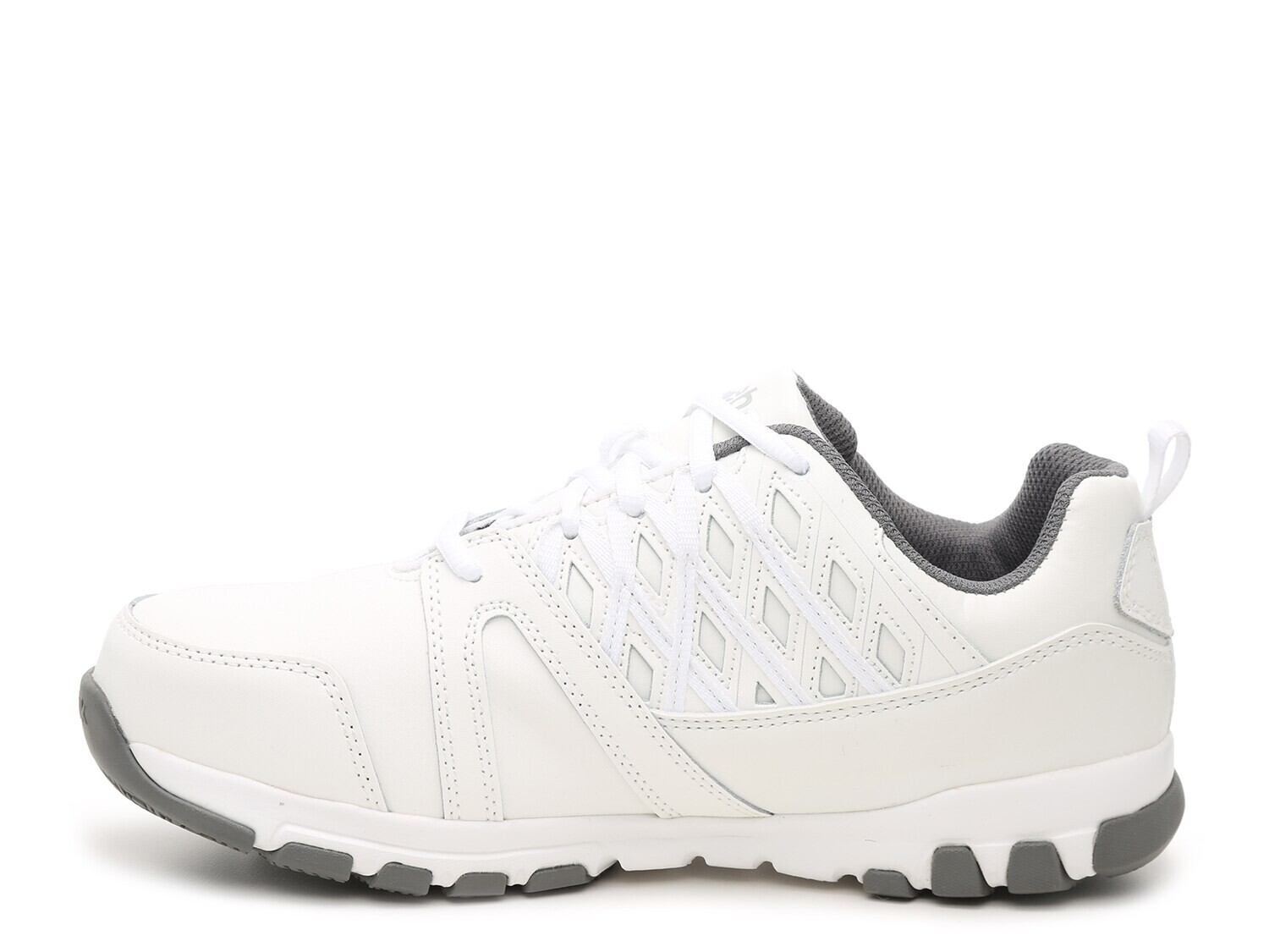 Ботинки Reebok повседневные кожаные, белый — фото 3