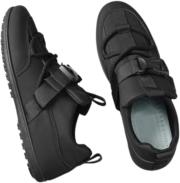 

Мужские кроссовки, повседневная спортивная обувь, удобные, с нескользящей подошвой, мягкой подошвой, для активного отдыха мужчин, деловых поездок, обувь на все сезоны Hhhchpm, черный