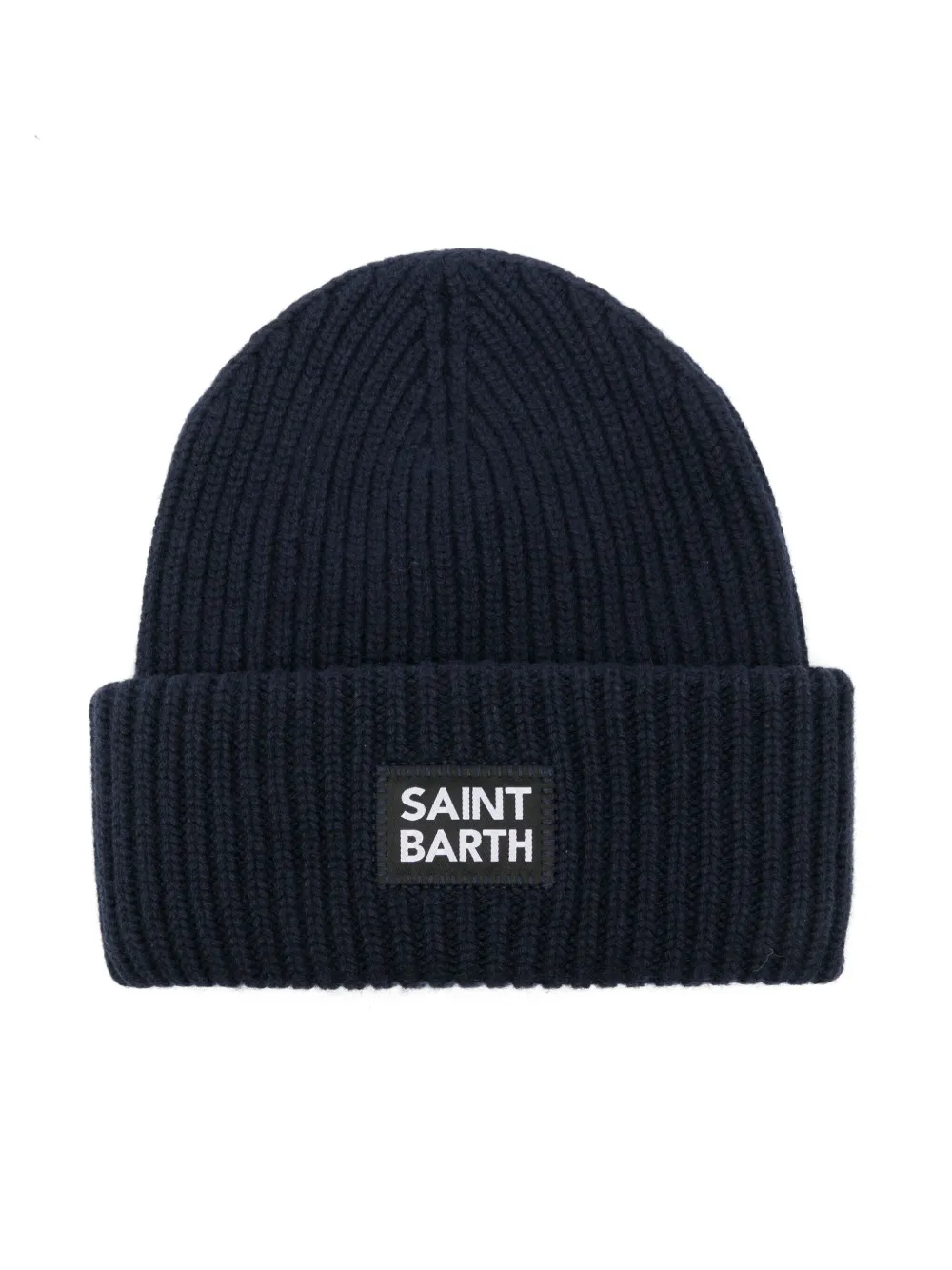 

Шапка бини с нашивкой-логотипом MC2 Saint Barth Kids, синий