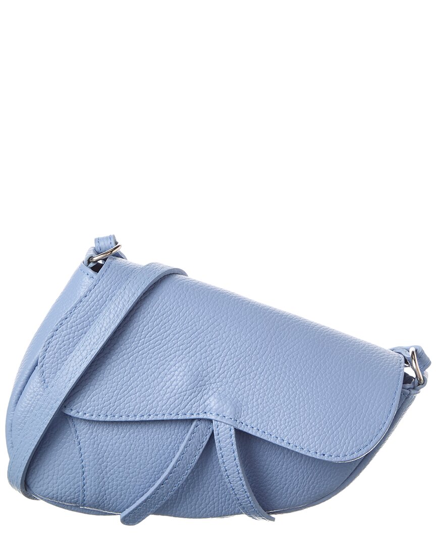 

Кожаная сумка через плечо Persaman New York Stella, синий