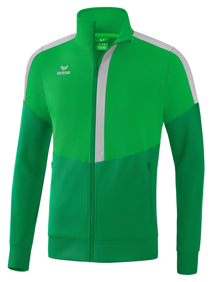 

Тренировочня куртка erima, цвет fern green/smaragd/silver grey