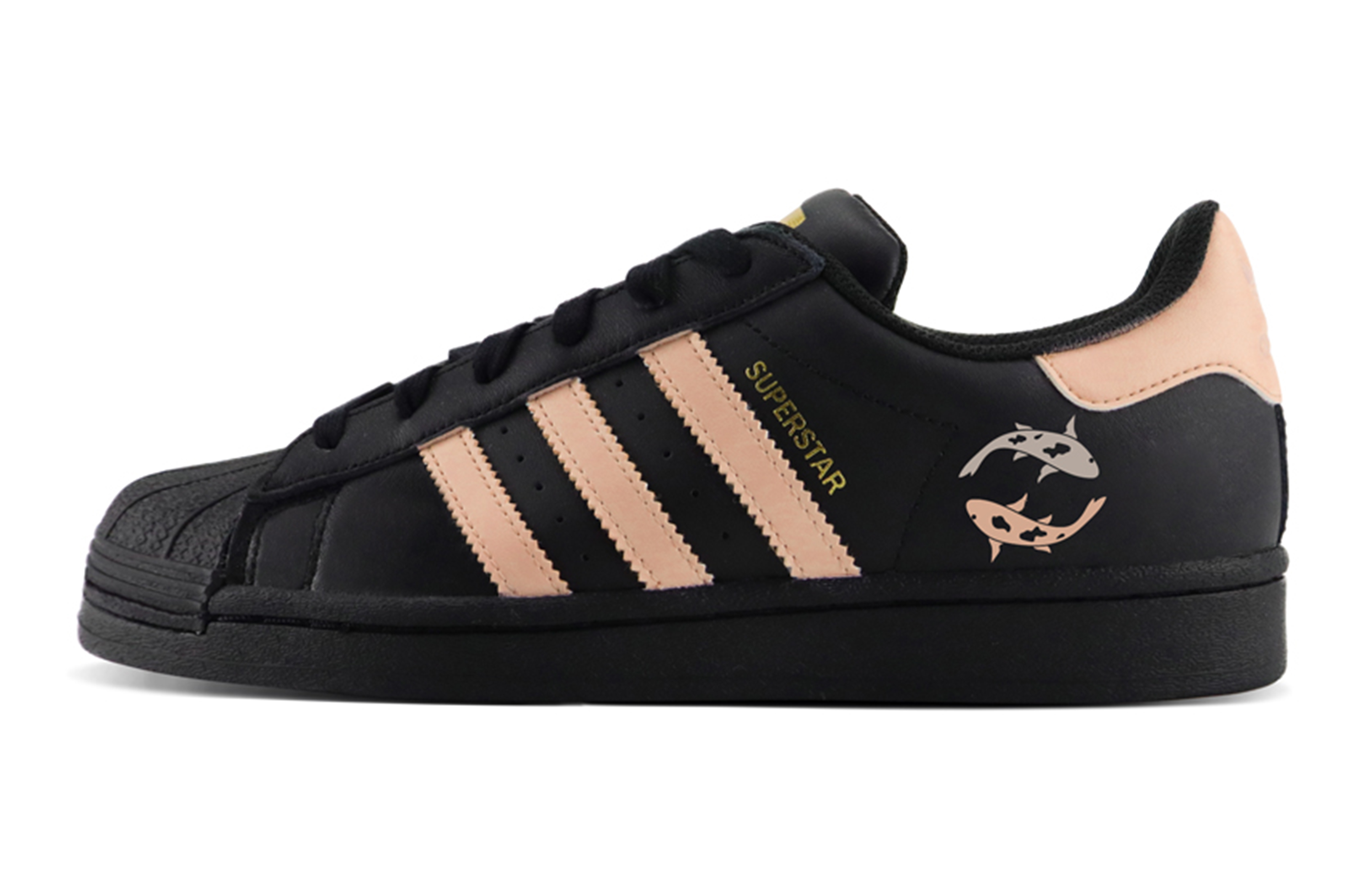 

Кроссовки adidas originals Superstar Skateboarding Shoes Unisex Low-top Black/yellow, черный/желтый