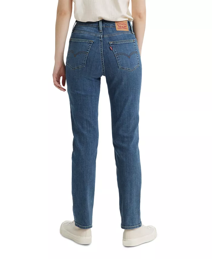 Женские джинсы 724 с прямыми штанинами Levi's, синий — фото 2