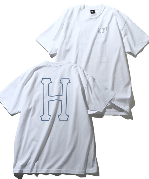 

Футболка с коротким рукавом, принт логотипа HUF, белый