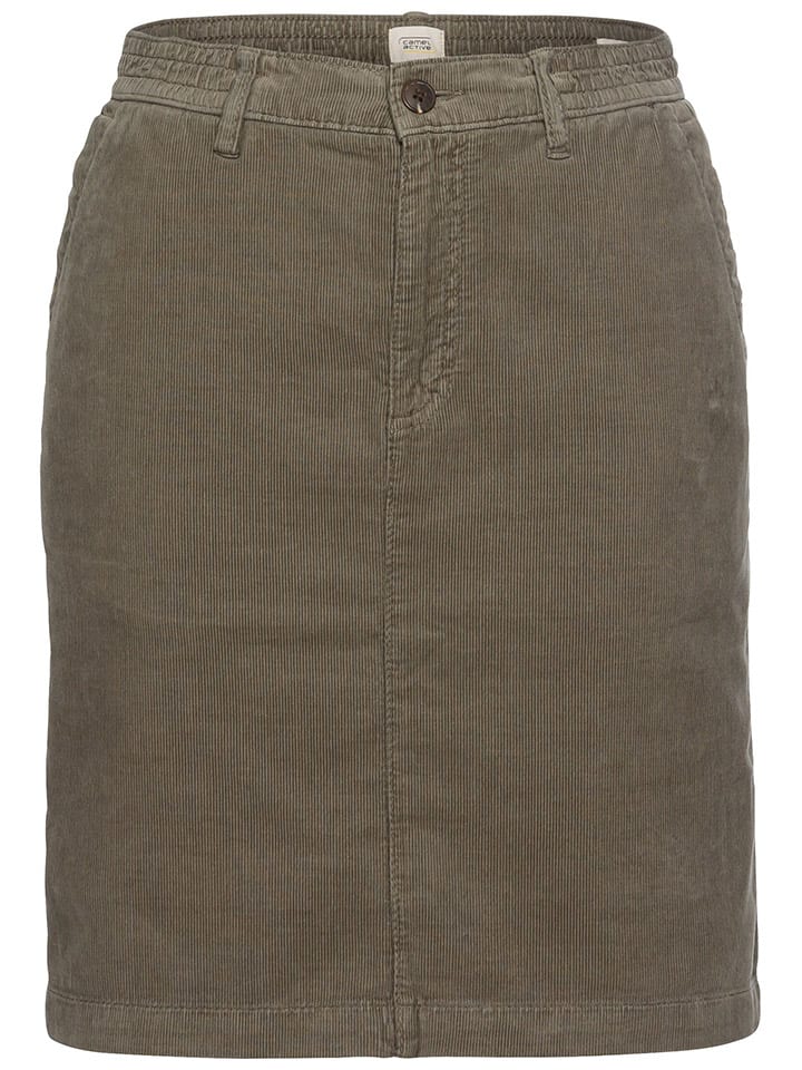 

Camel Active Вельветовая юбка цвета таупе