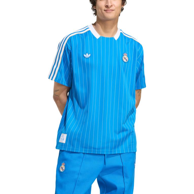 Футболка Real Madrid Terrace Icons Adidas Originals, синий/белый — фото 3