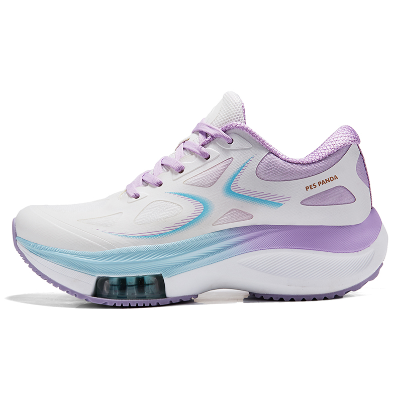 

PES PANDA Унисекс беговые кроссовки низкие бело-фиолетовые, цвет White Purple