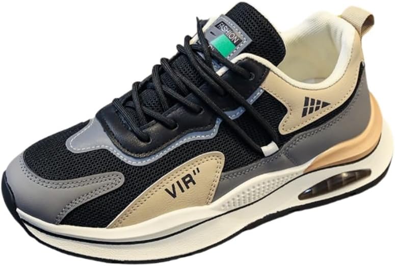 

Модные мужские спортивные кроссовки из дышащей сетки. Мягкая и удобная ткань. Тонкая текстура. Молодежные и энергичные. Износостойкая подошва. Для занятий спортом и тренировок Clolinde, черный