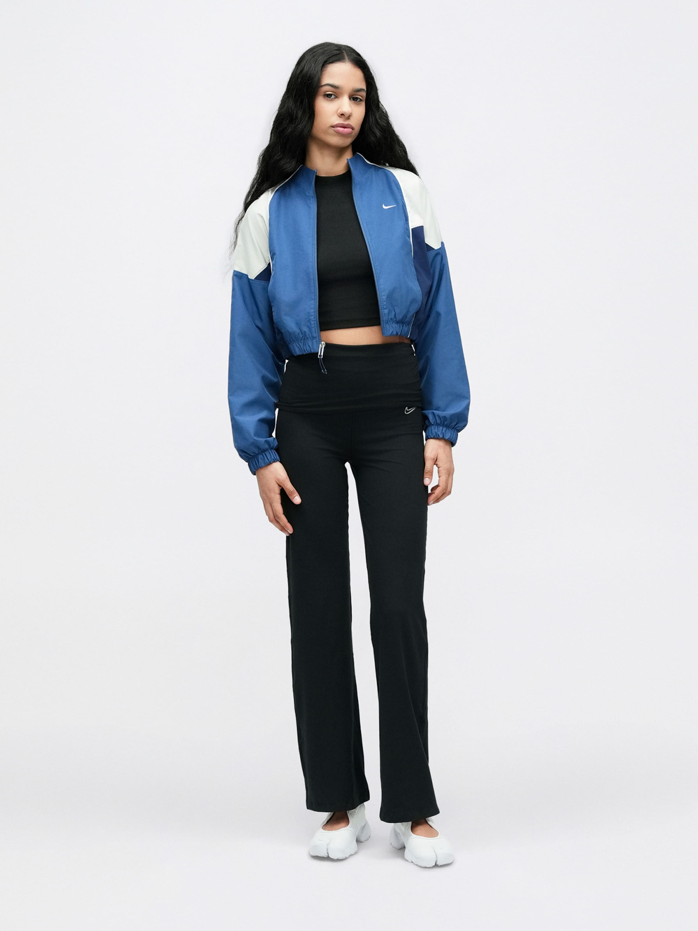 Nike Sportswear Куртка для межсезонья 'SHRUNKEN' в цвете Navy, Royal Blue — фото 4