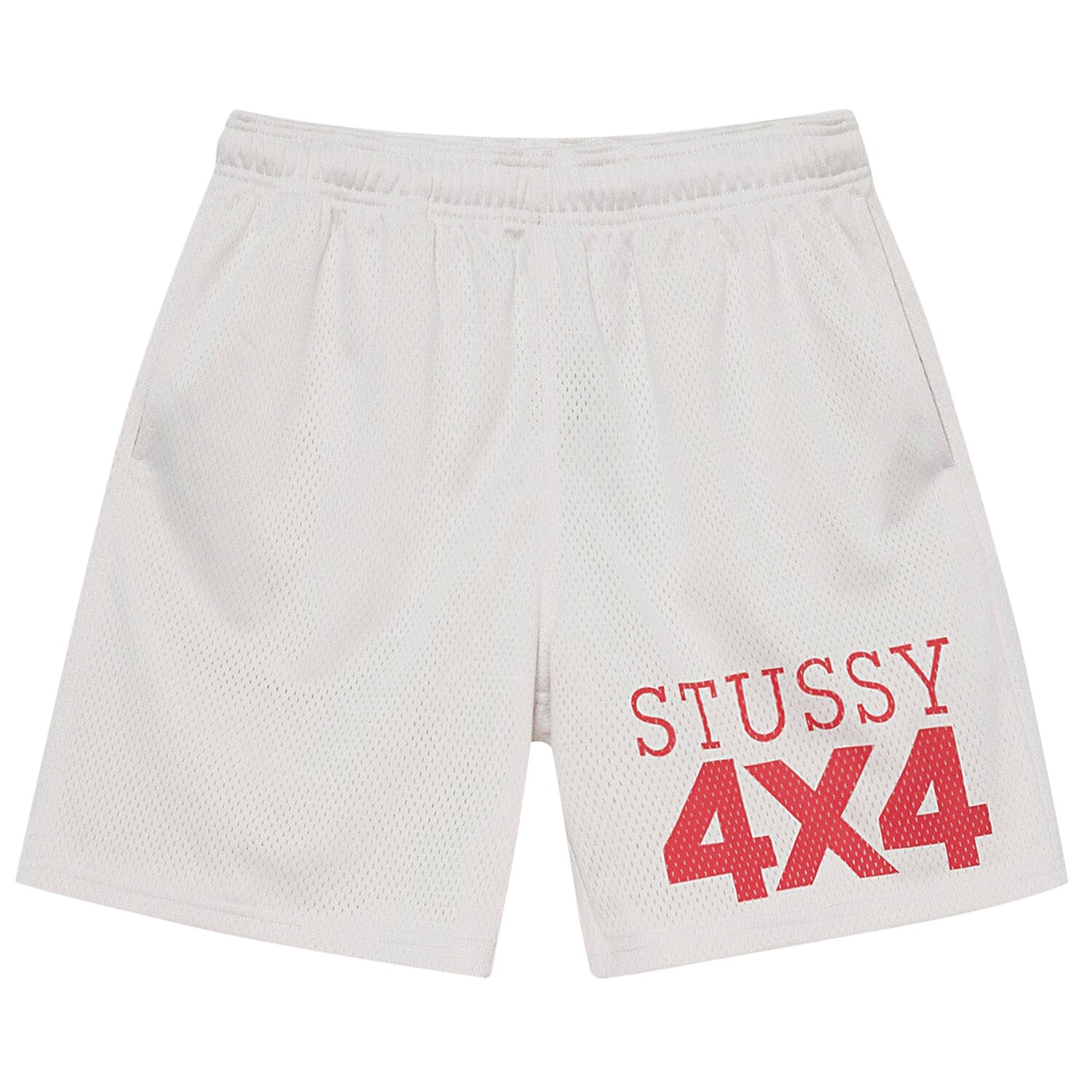 

Сетчатые шорты Stussy 4X4 Bone
