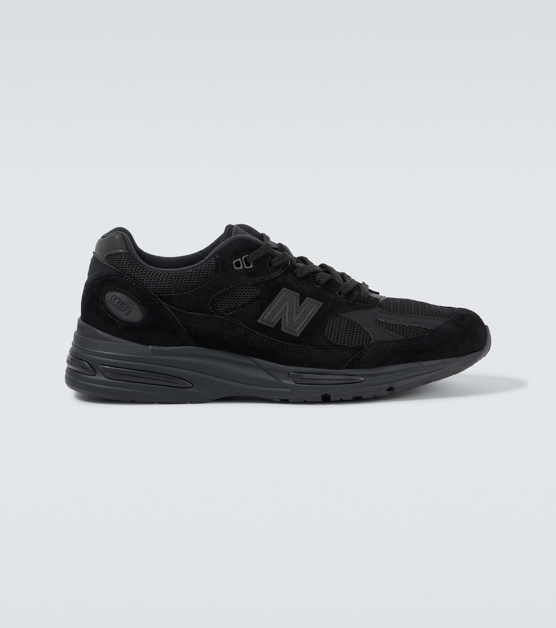 

Кроссовки 991V2 с отделкой из замши Made In UK New Balance, черный