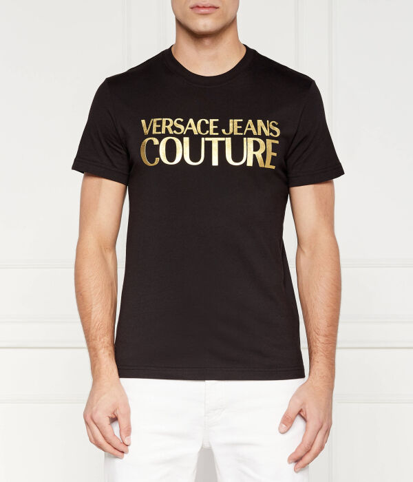 

Футболка Slim Fit Versace Jeans Couture, черный