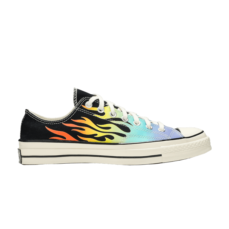 

Кроссовки Converse Chuck 70 Low 'Archive Print - Flames', черный