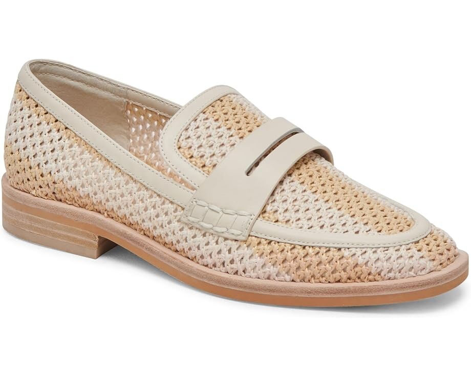 

Лоферы Dolce Vita Halley, цвет Ivory Multi Raffia