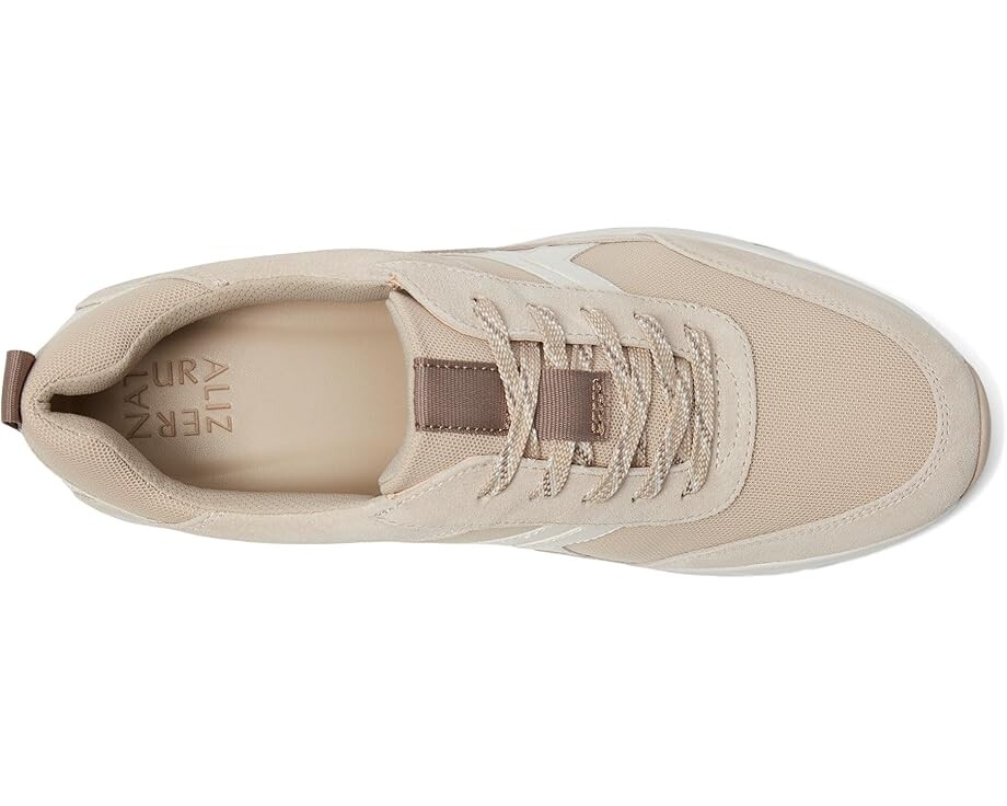 Кроссовки Naturalizer Shay Jogger Lace-Up, цвет Warm White/Porcelain Suede — фото 2