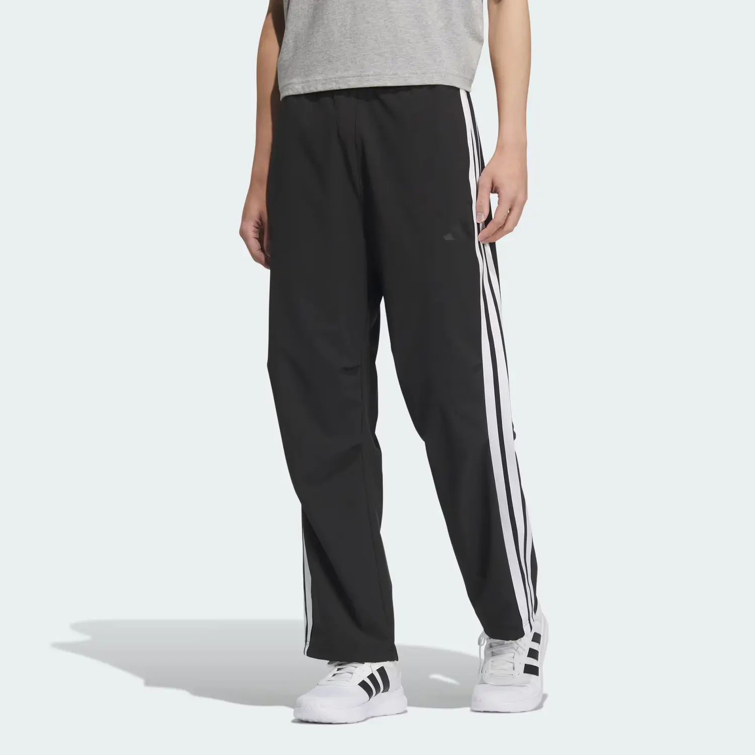 Adidas Повседневные брюки мужские черно-белые — фото 3