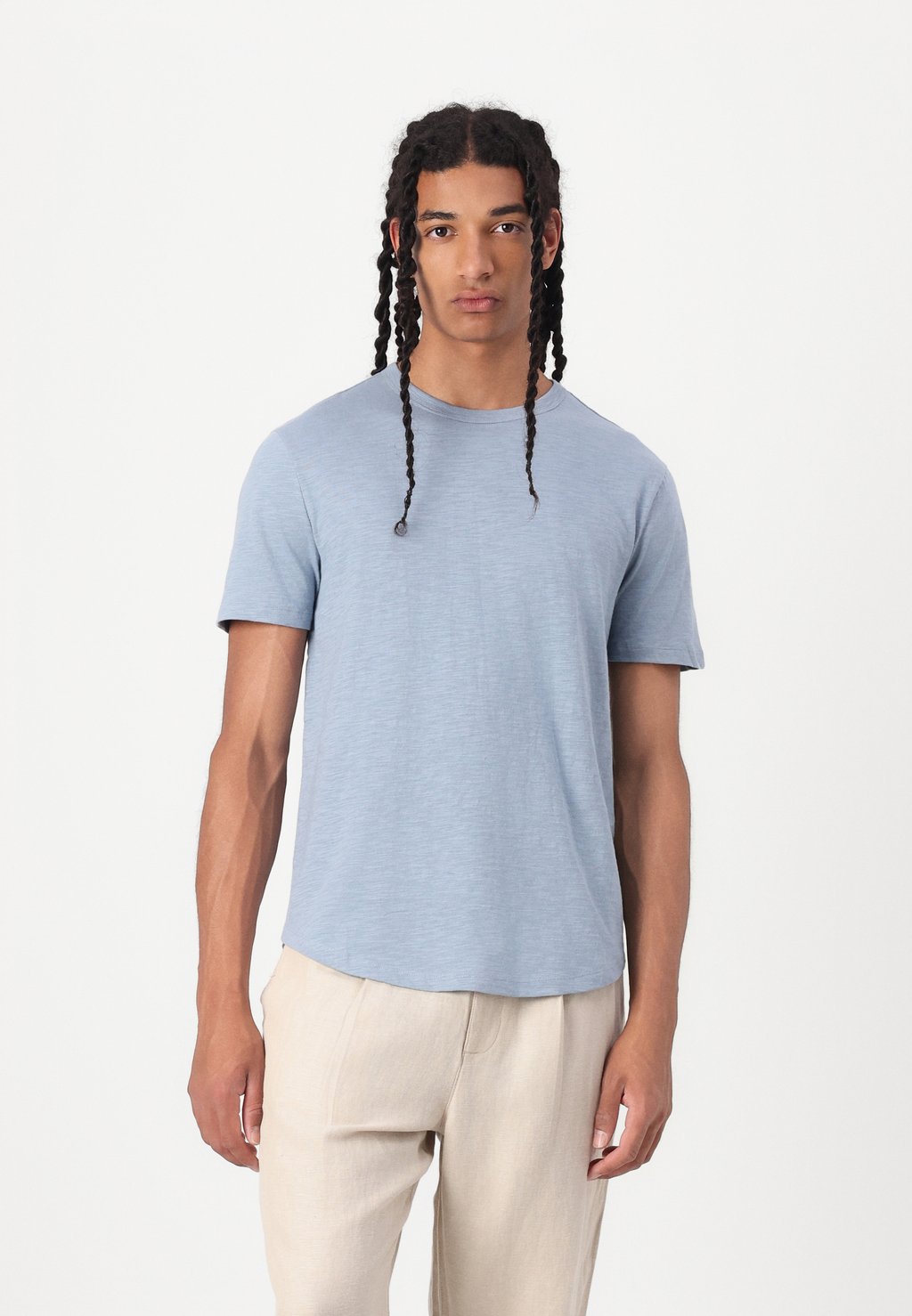 

Базовая футболка LIVED CURVED HEM GAP, черный