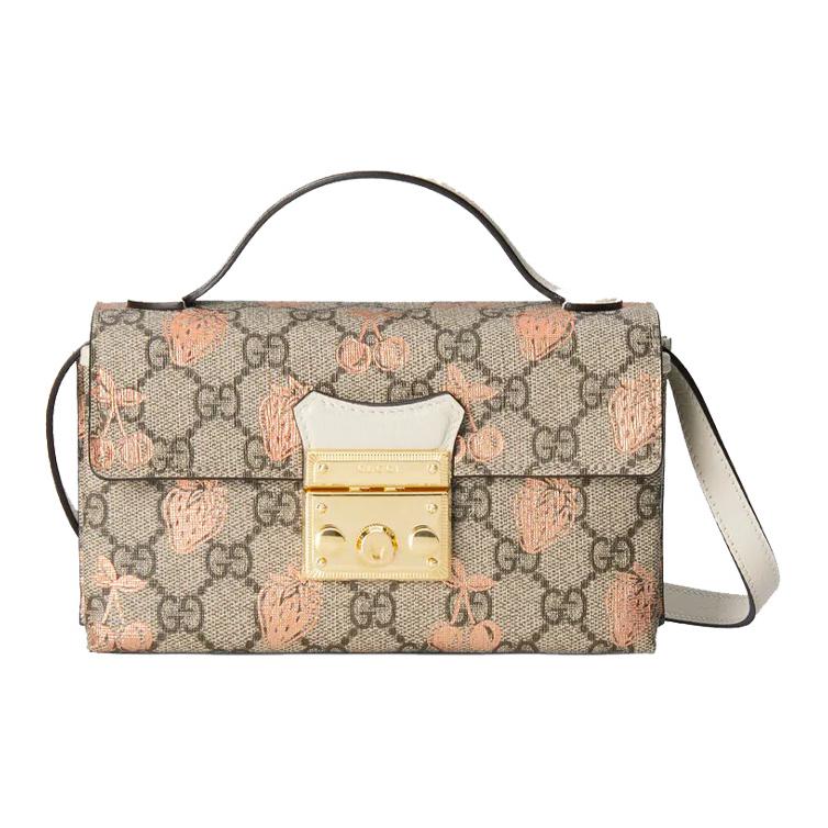 

Gucci Сумка-мешок из парусины с замком и кожаной отделкой, наплечная сумка, сумка через плечо, мини-сумочка для женщин