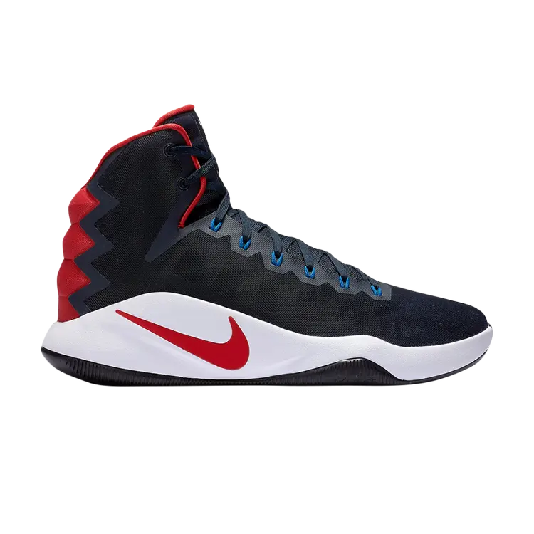 

Кроссовки Nike Hyperdunk 2016 'USA', синий, Синий;черный, Кроссовки Nike Hyperdunk 2016 'USA', синий