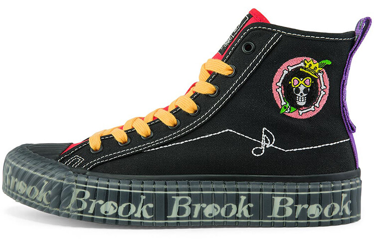 

Кеды Kappa Canvas Shoes Unisex High-Top Black/Warm Red