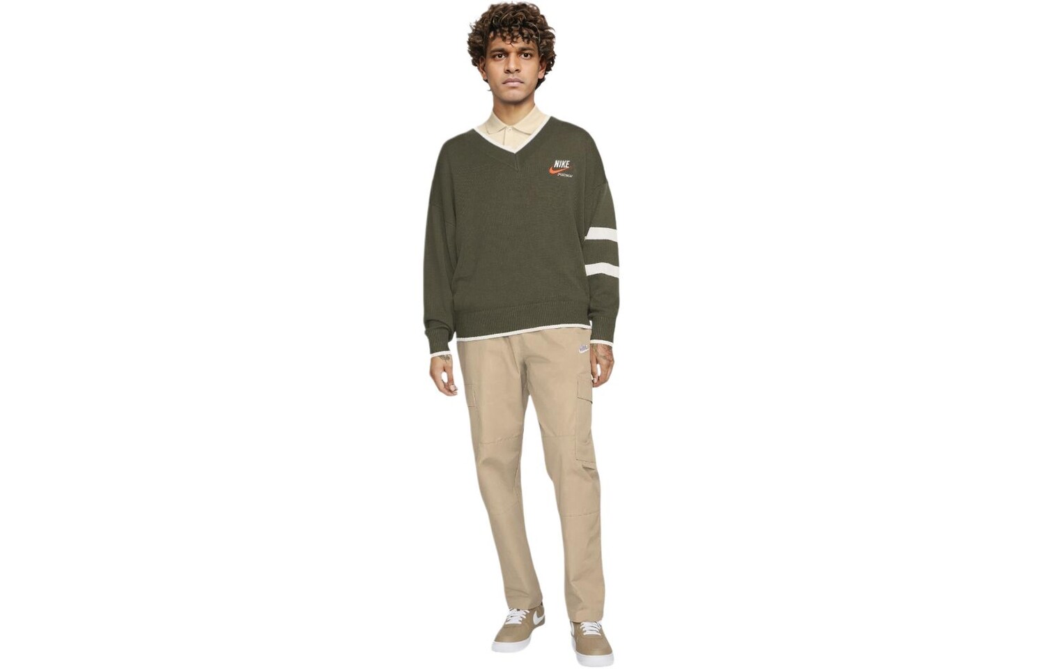

Мужской свитер Nike, цвет Cargo Khaki