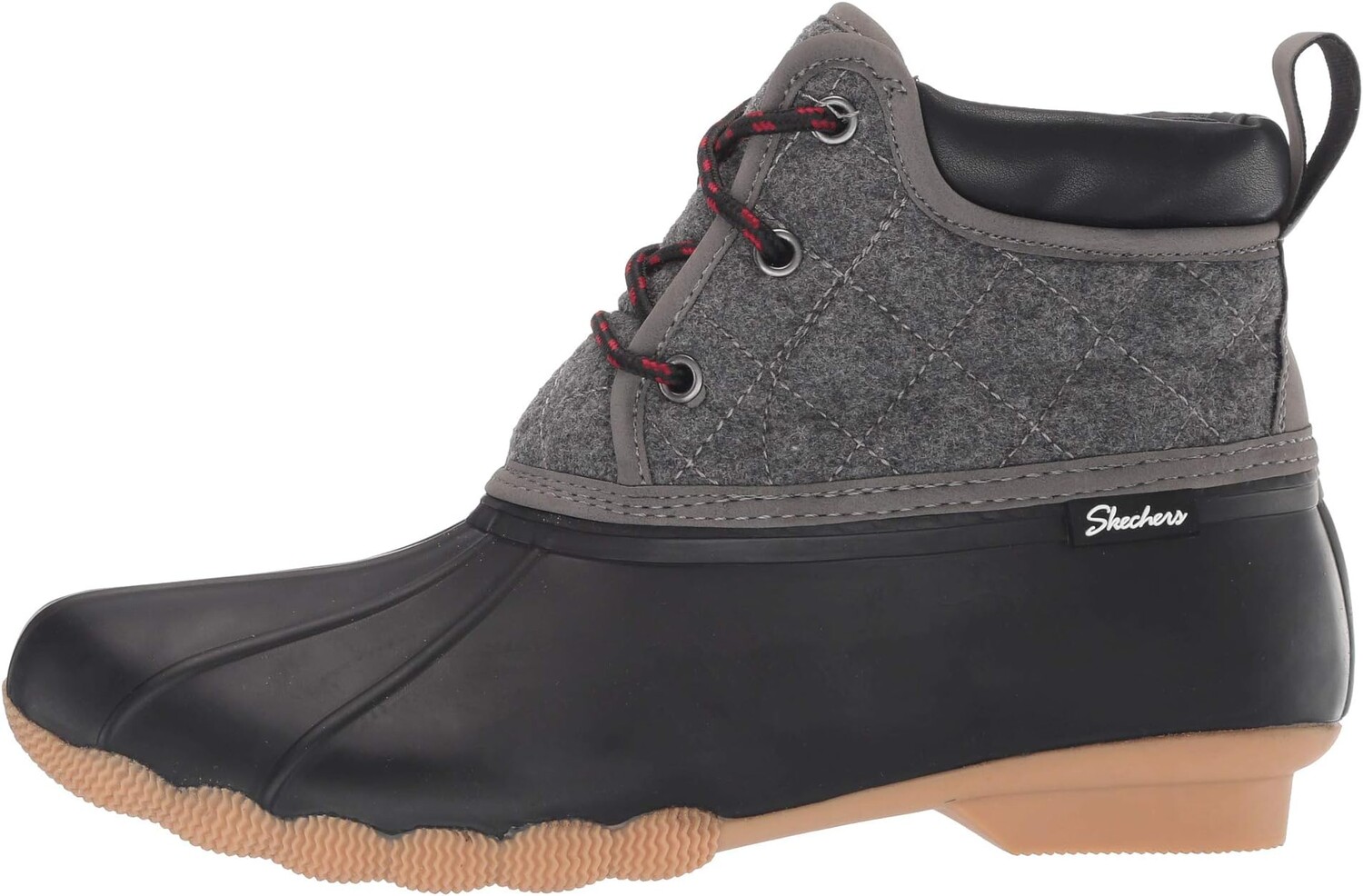 Женские ботинки Skechers Pond водонепроницаемые, серый/черный — фото 4
