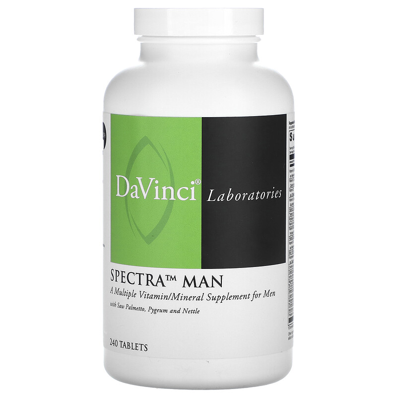 

DaVinci Laboratories, Spectra Man, комплекс витаминов и минералов, 240 таблеток