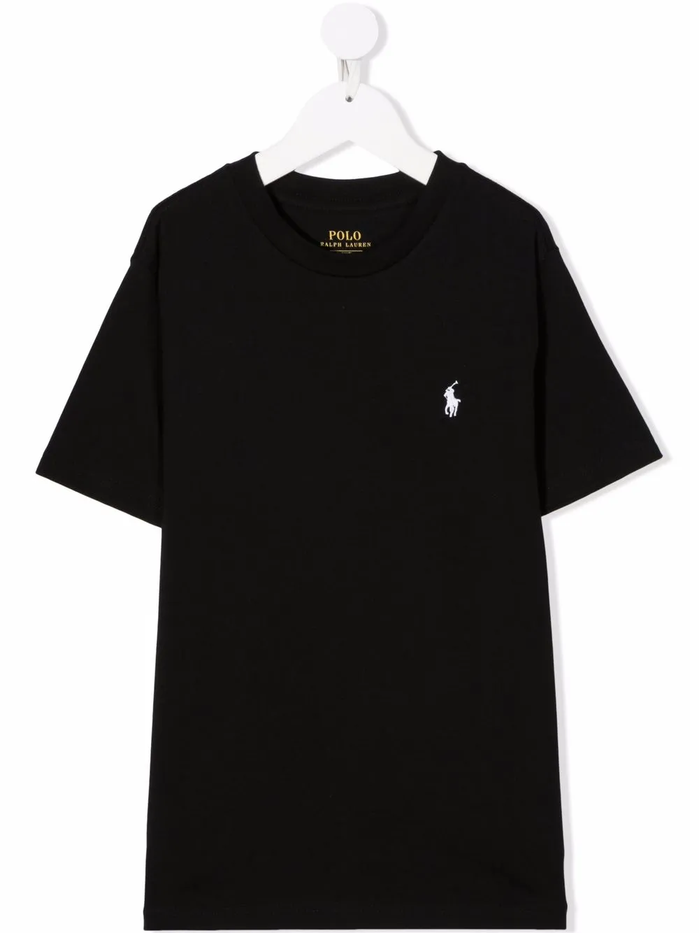 

Футболка с вышивкой Polo Pony POLO RALPH LAUREN KIDS, черный