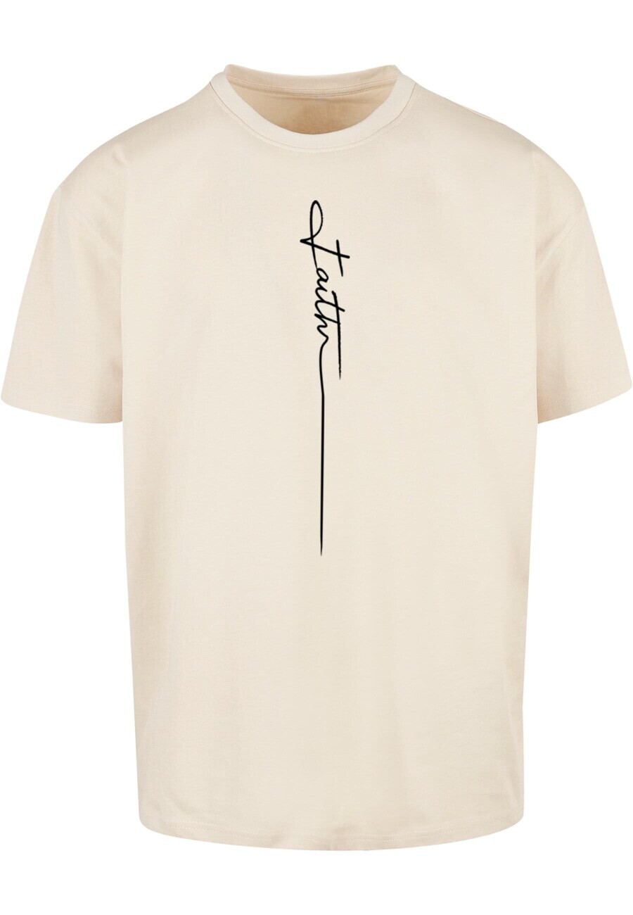 

Классическая футболка Merchcode Shirt Faith, песочный