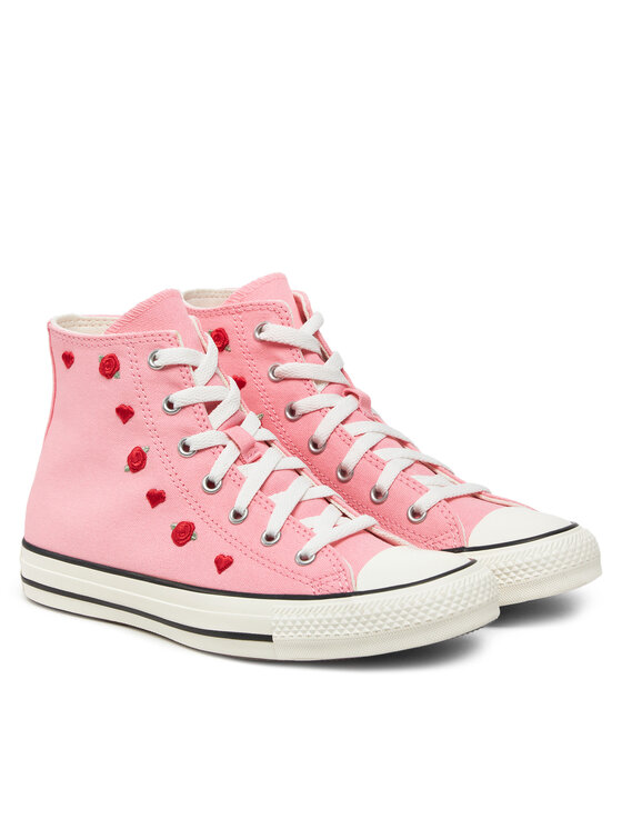 Тканевые кроссовки Chuck Taylor All Star Valentine'S Day A12624C Converse, розовый — фото 2